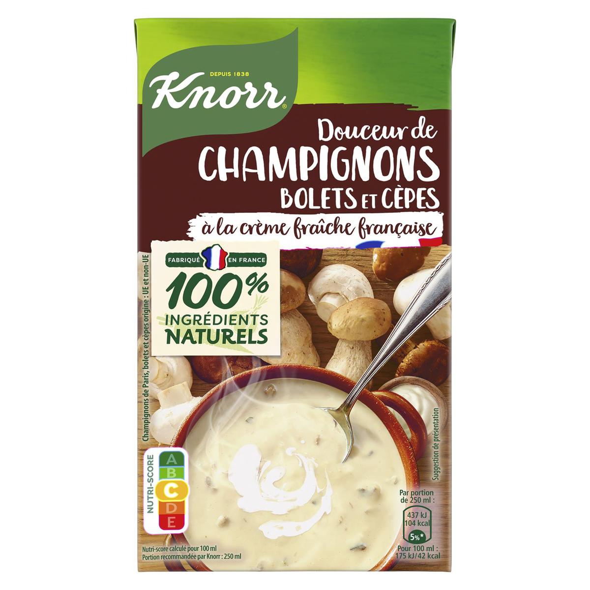 Knorr - Soupe Douceur de 8 légumes à la crème fraîche (1l) commandez en  ligne avec Flink !