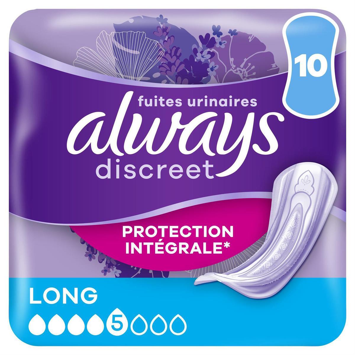 Achat Always Discreet Serviettes Hygiénique Protection Intégrale Normal