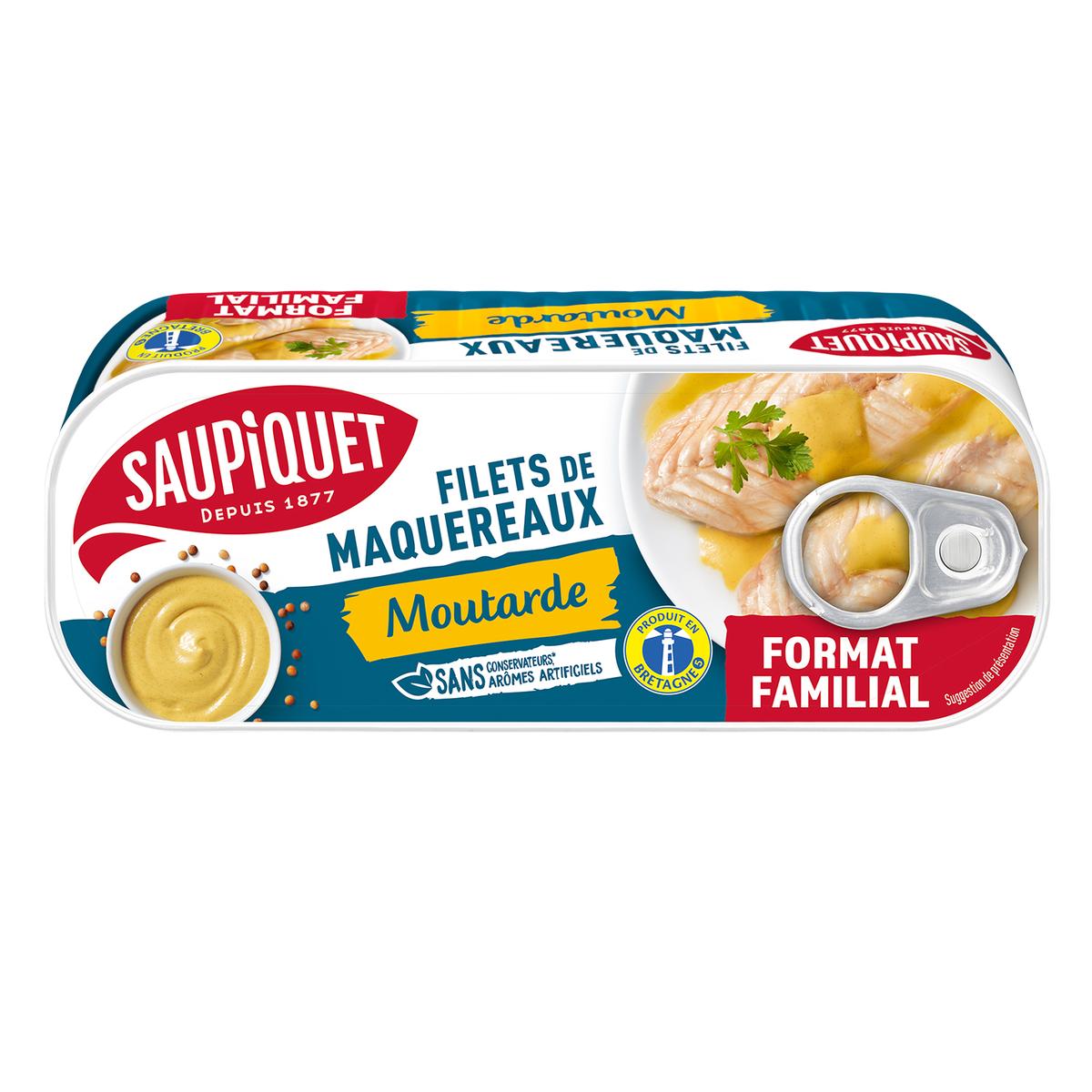3165954429011 - Saupiquet - Filets de Maquereaux à la Moutarde- Format Familial