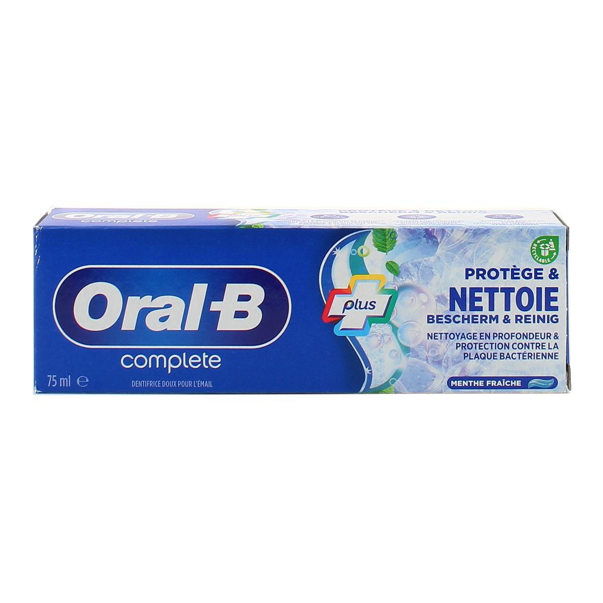 8001090679611 - Oral B - Dentifrice Nettoyage Et Protection