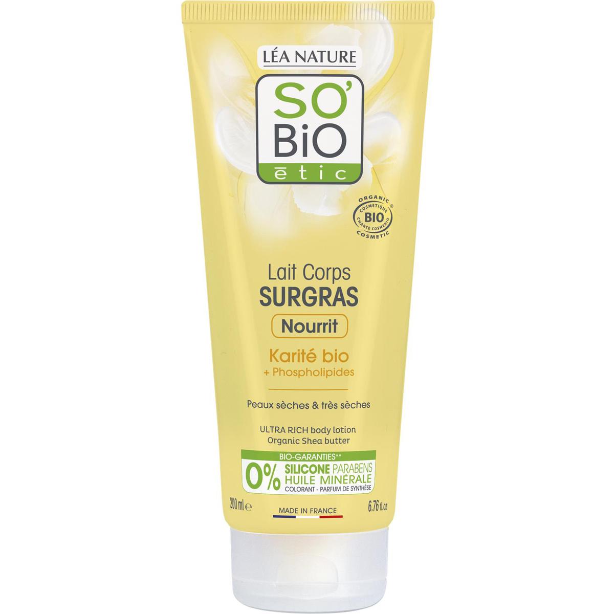 3517360019711 - SO'BIO ETIC - Lait corps surgras karité