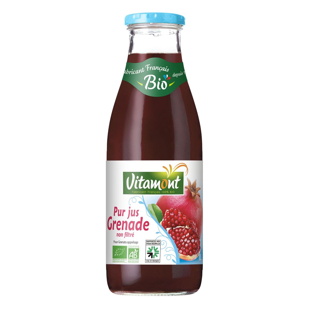 3289196500212 - Vitamont - Pur jus de grenade Bio