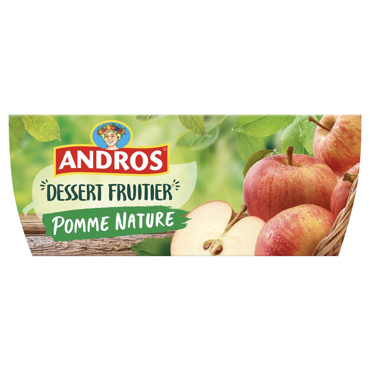 Andros - Compote à la fraise (4x100g)