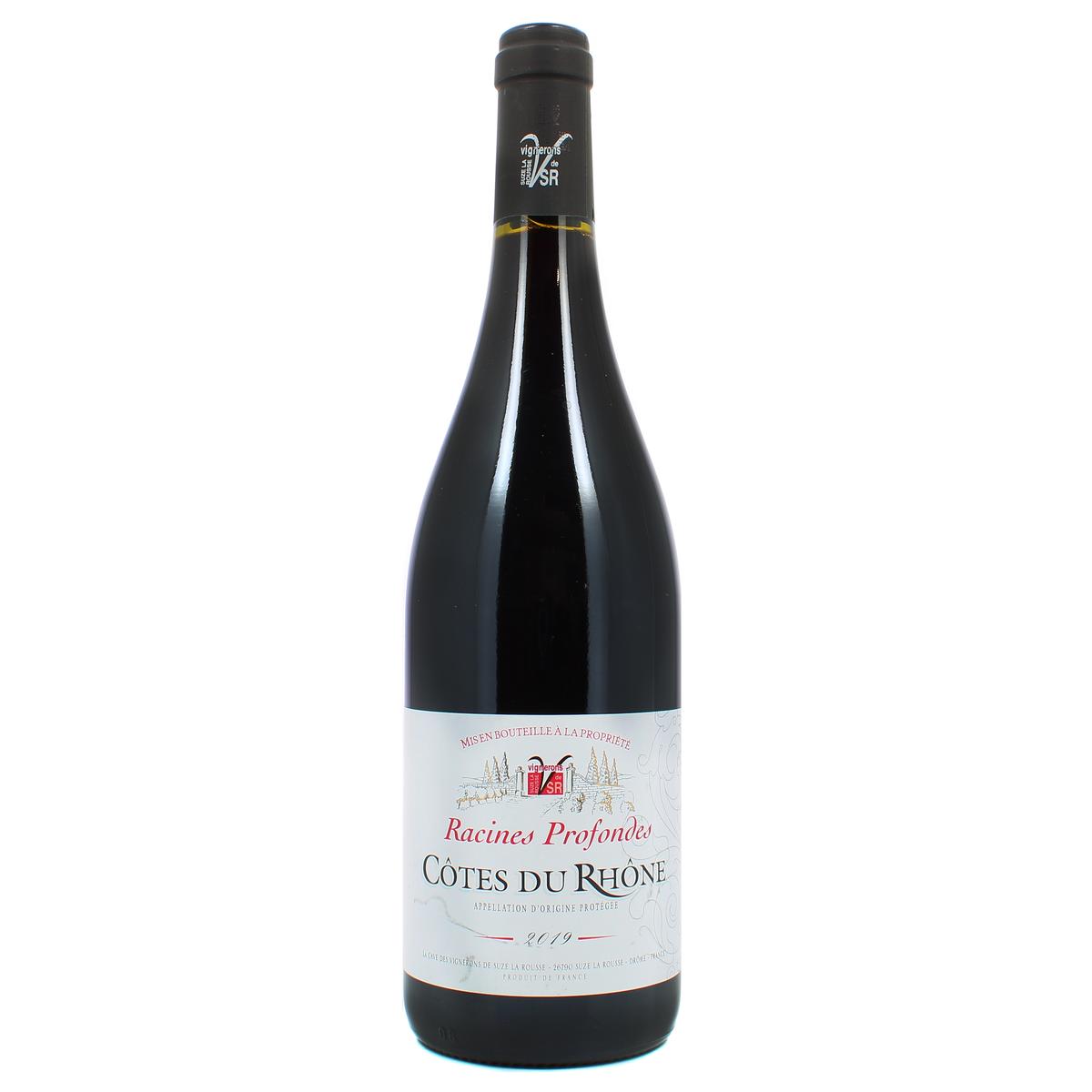 3435850000912 - Côtes du Rhône rouge AOP - Racines Profondes