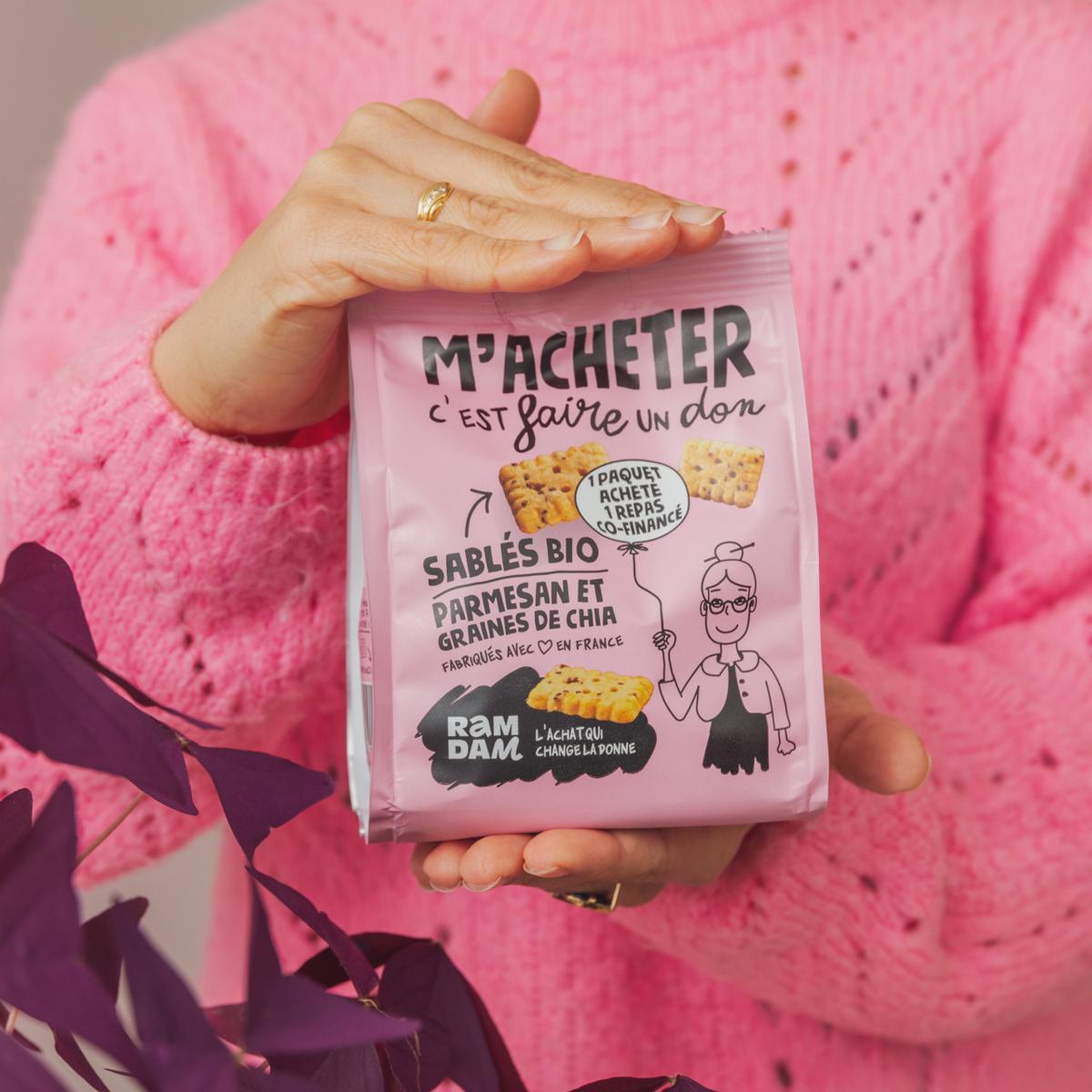 3770032551012 - Ramdam social - Sablés Parmesan graines de Chia Bio