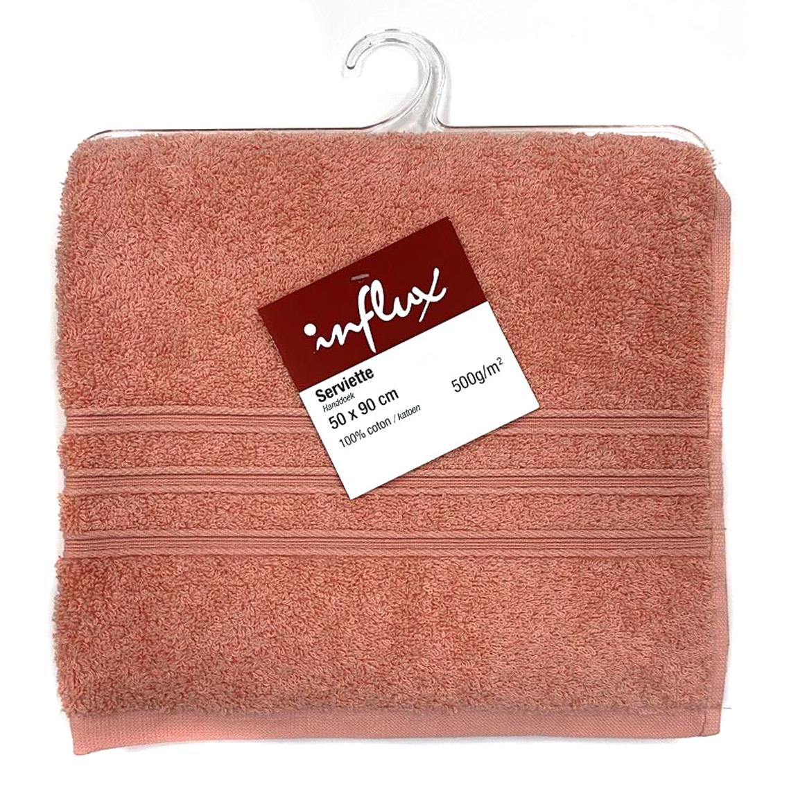 3257987961412 - Influx - Serviette 50x90 cm Corail