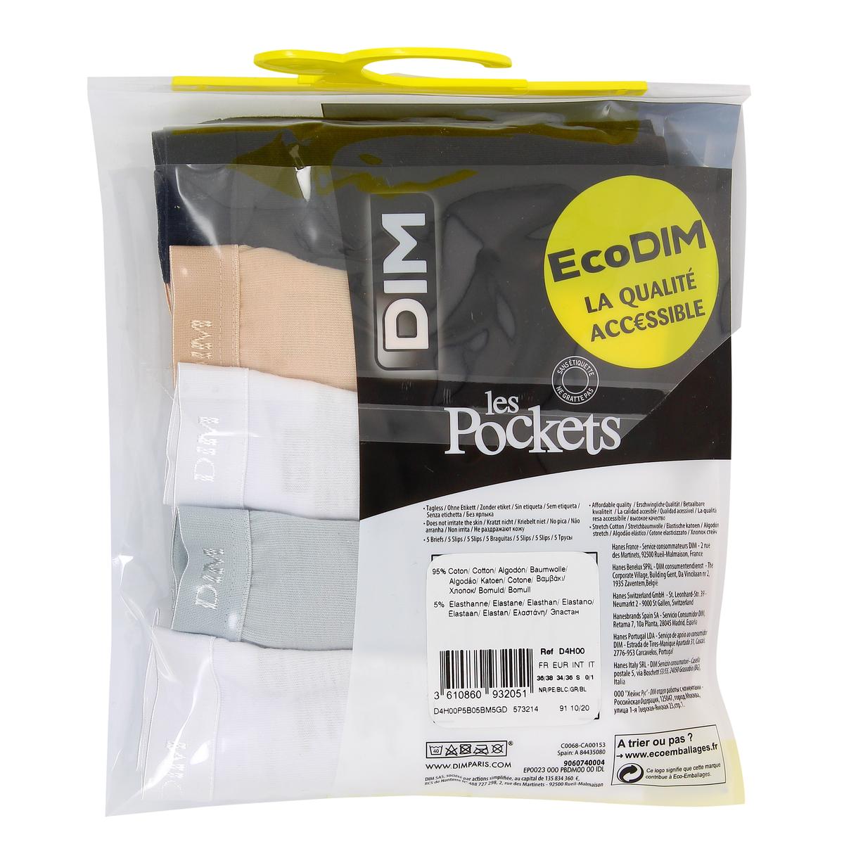 Dim Paris D4H01 Pack-3 Culott Les Pockets