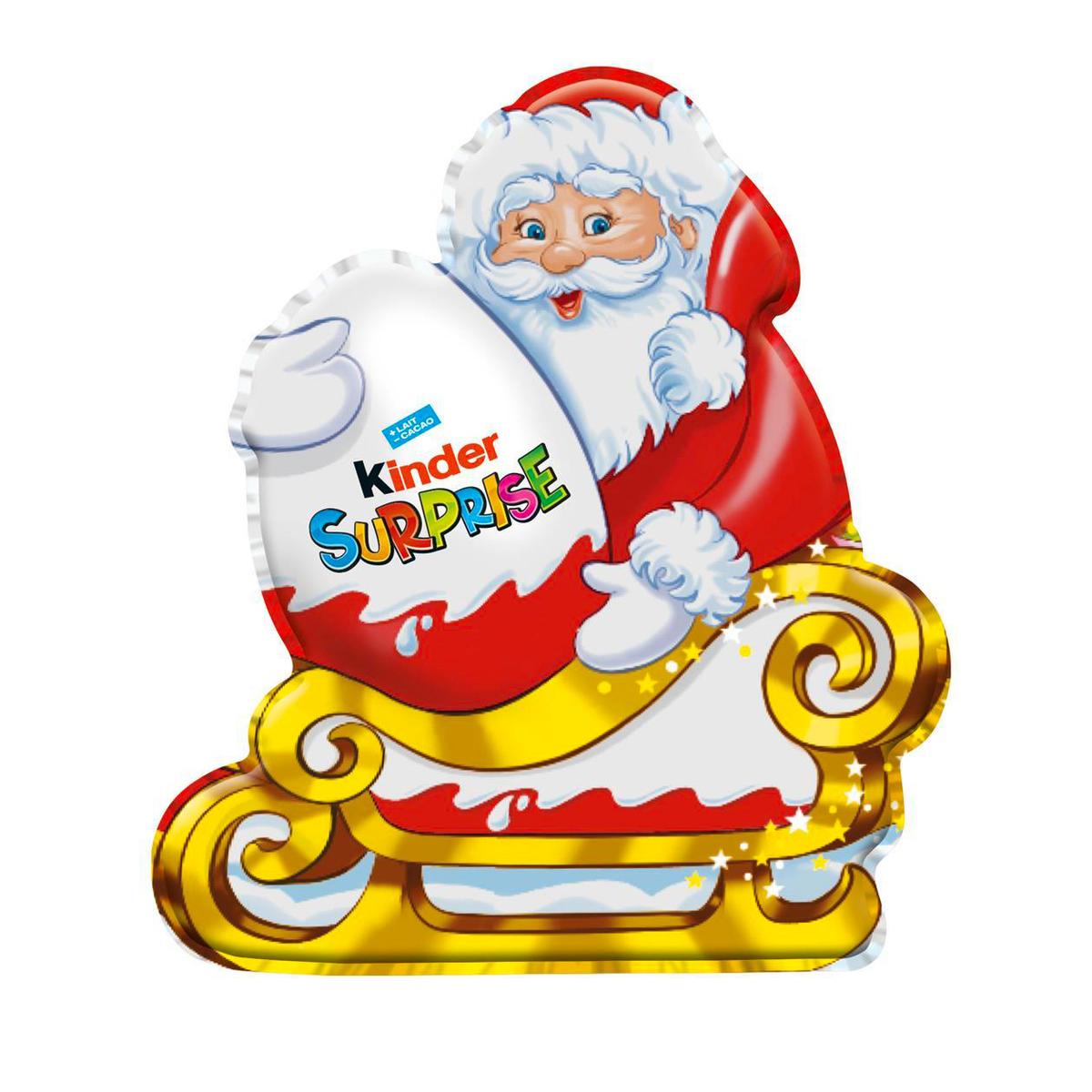 8000500182512 - Kinder - Moulage traineau Père Noel Kinder Surprise