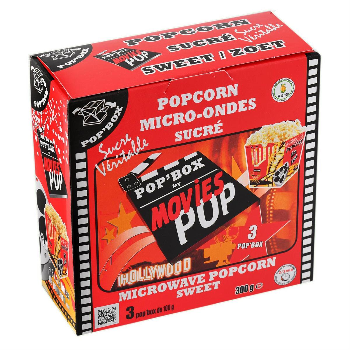 3760018853612 - Movies Pop - Pop Corn Sucré