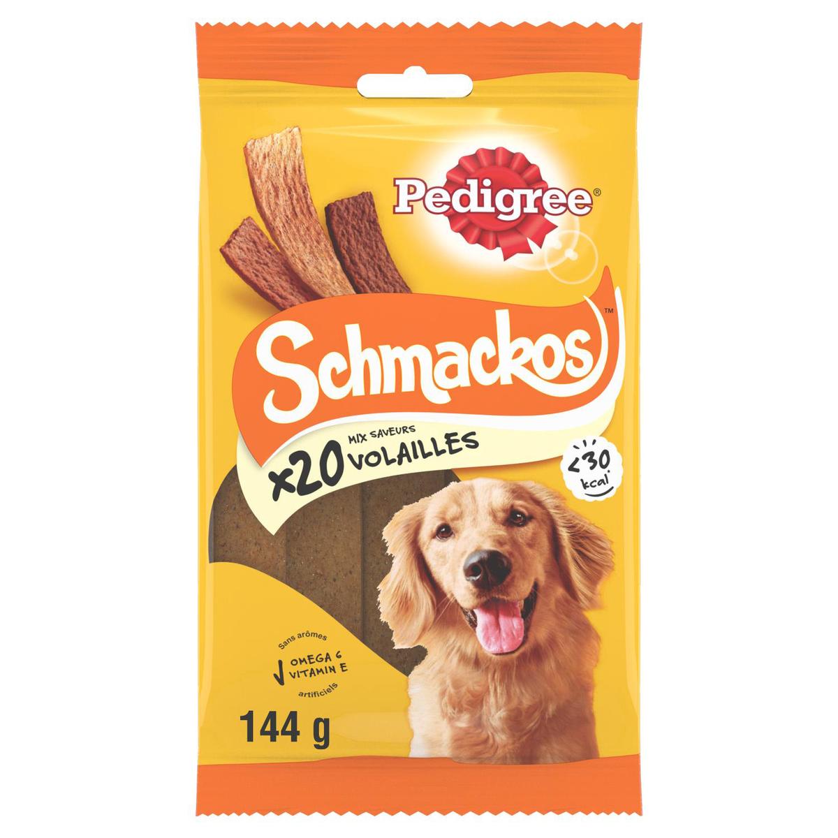 5010394003612 - Pedigree - Schmackos mix saveurs volaille - Récompense pour chien adulte x20