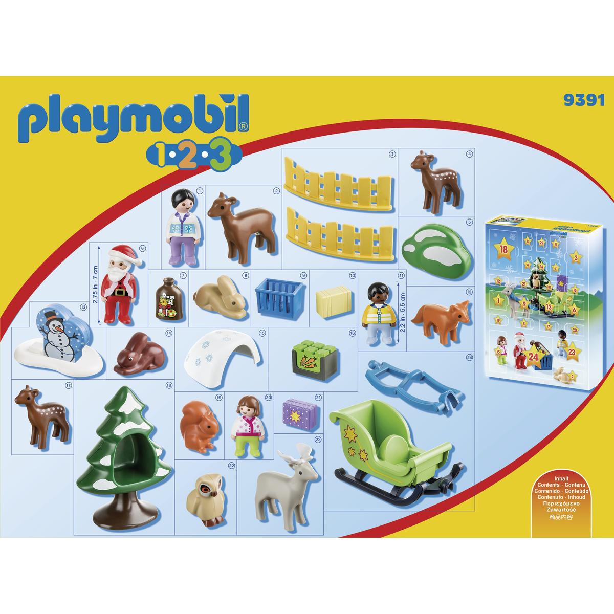 calendrier playmobil pere noel