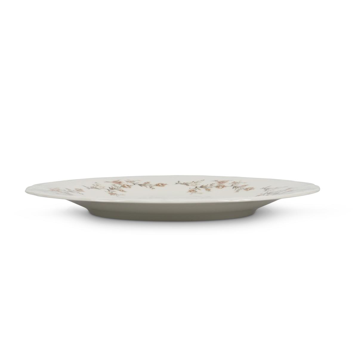5410595774012 - Collection Retro - Assiette plate 20,5cm brown flower Retro