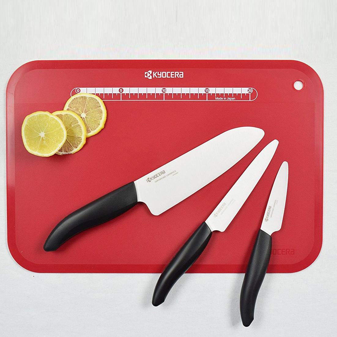 4960664684212 - Kyocera - Set Chef 3 couteaux de cuisine en céramique fine