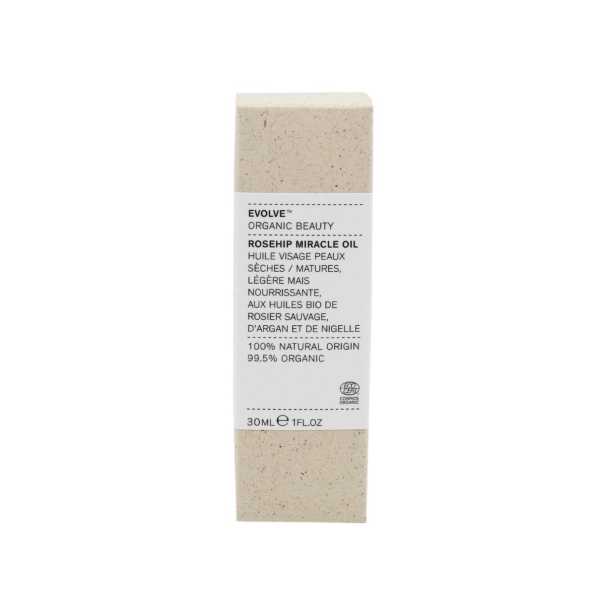 5060200044612 - Evolve - Huile pour le visage Miracle à la rose musquée