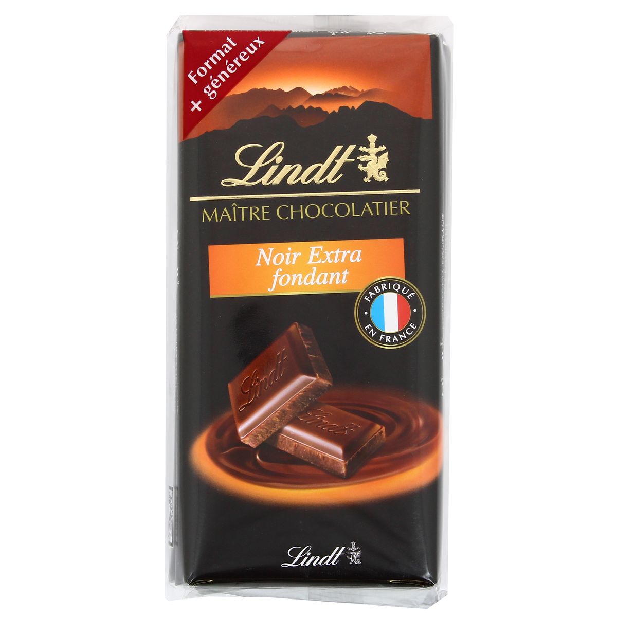 Livraison à domicile Lindt Chocolat noir extra fondant, 9x9g Livraison à domicile Lindt Chocolat noir extra fondant, 9x9g