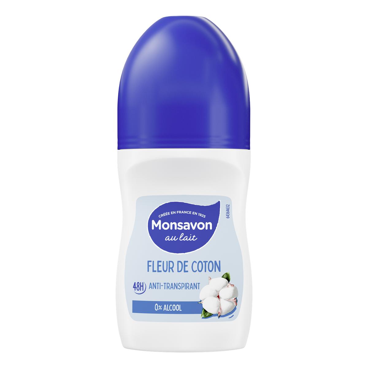 0000059098812 - Monsavon - Déodorant bille fleur de coton