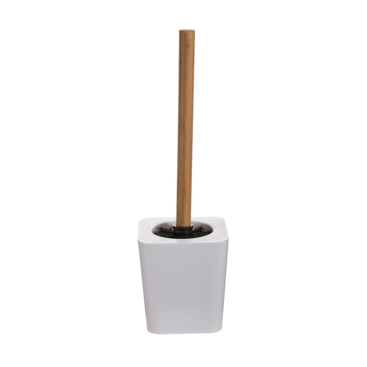 3560238928912 - 5 five - Brosse WC Bambou Naturéo Blanc