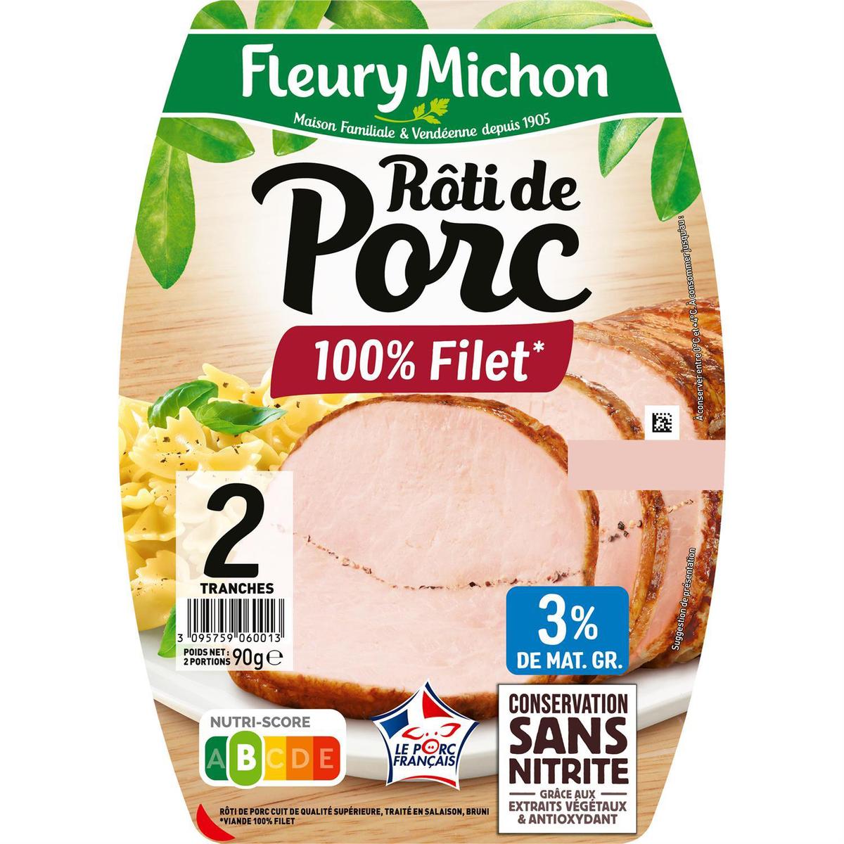 3095759060013 - Fleury Michon - Rôti de Porc, Conservation Sans Nitrites