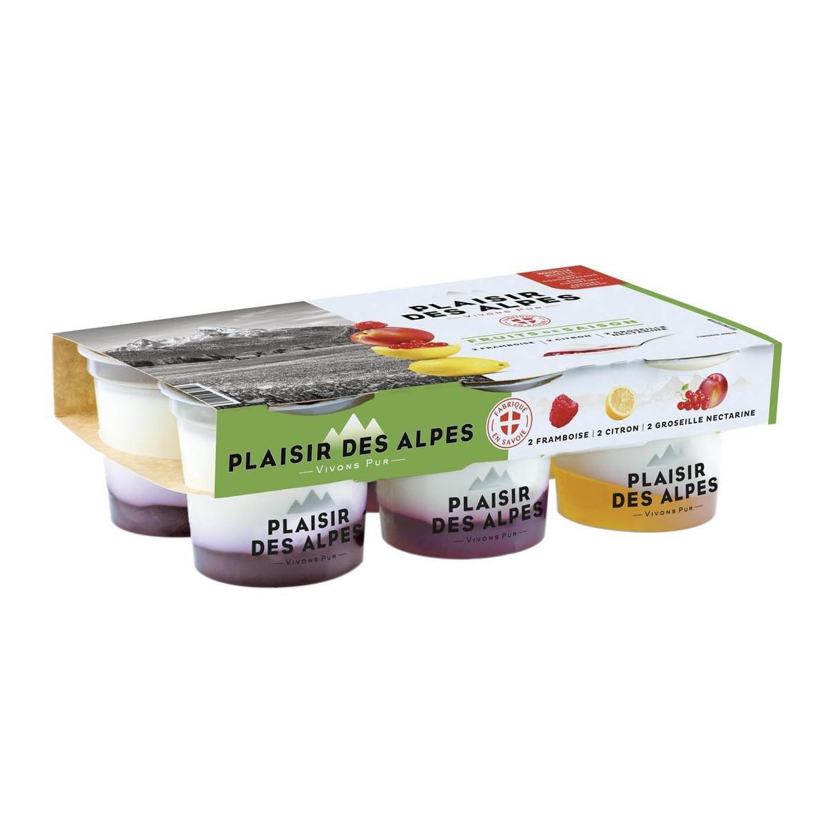 3277396010013 - Plaisir des Alpes - Yaourts sur lit de fruits