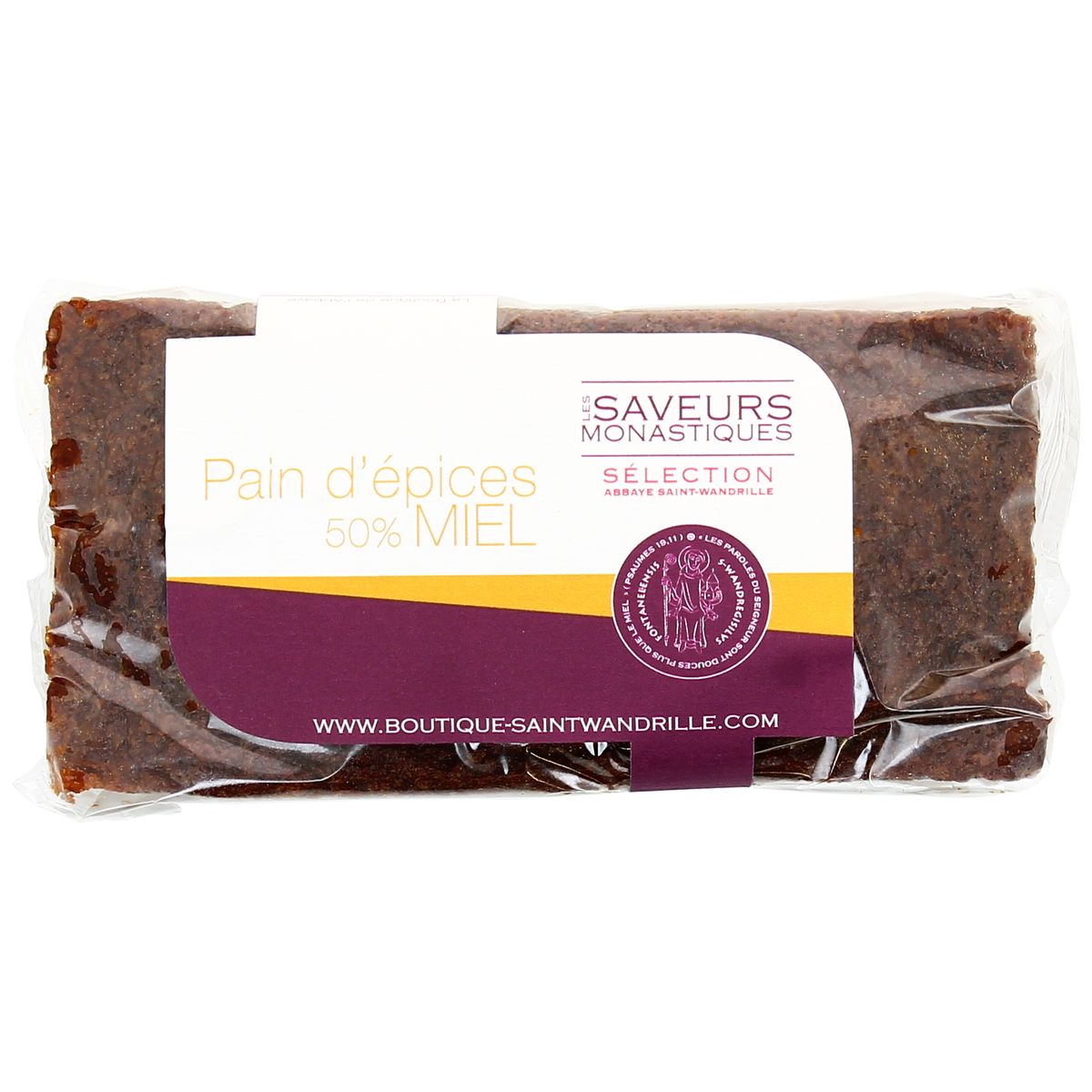 3335440210113 - Abbaye De Saint-Wandrille - Pain d'épices 50% miel