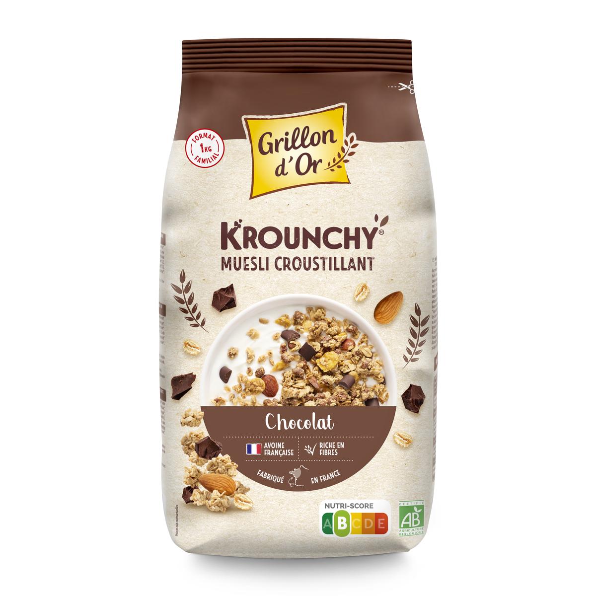 3421557110313 - Grillon Or - Céréales Krounchy Chocolat BIO