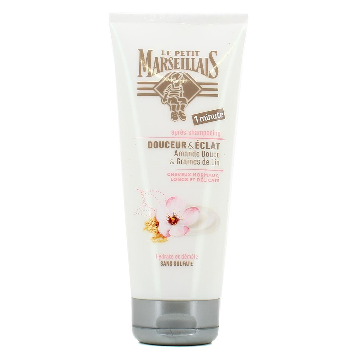 3574661460413 - Le Petit Marseillais - Après-Shampooing douceur et réparation au lait d'amande douce et graine de lin