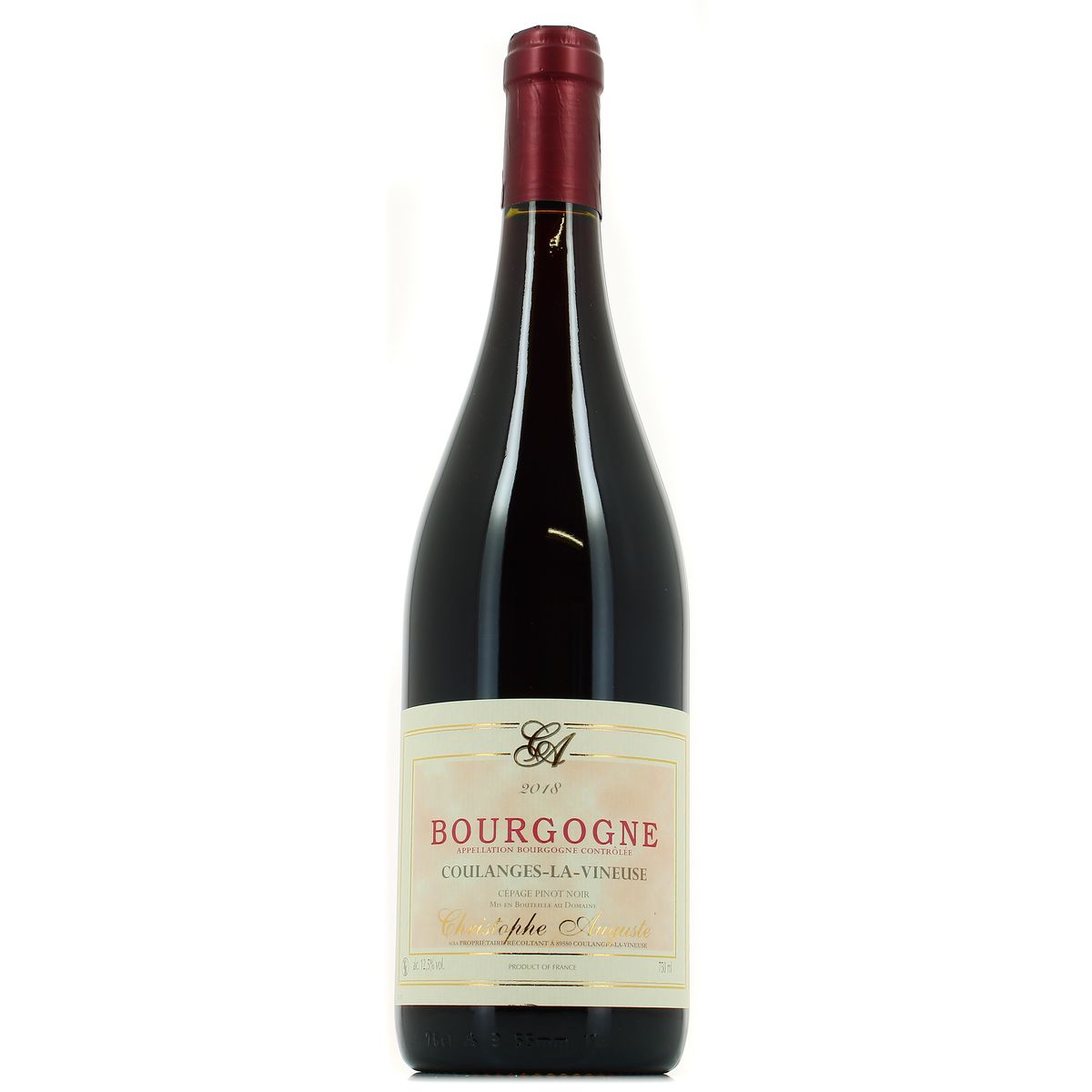 3523390021013 - Bourgogne rouge AOC - Domaine Christophe Auguste