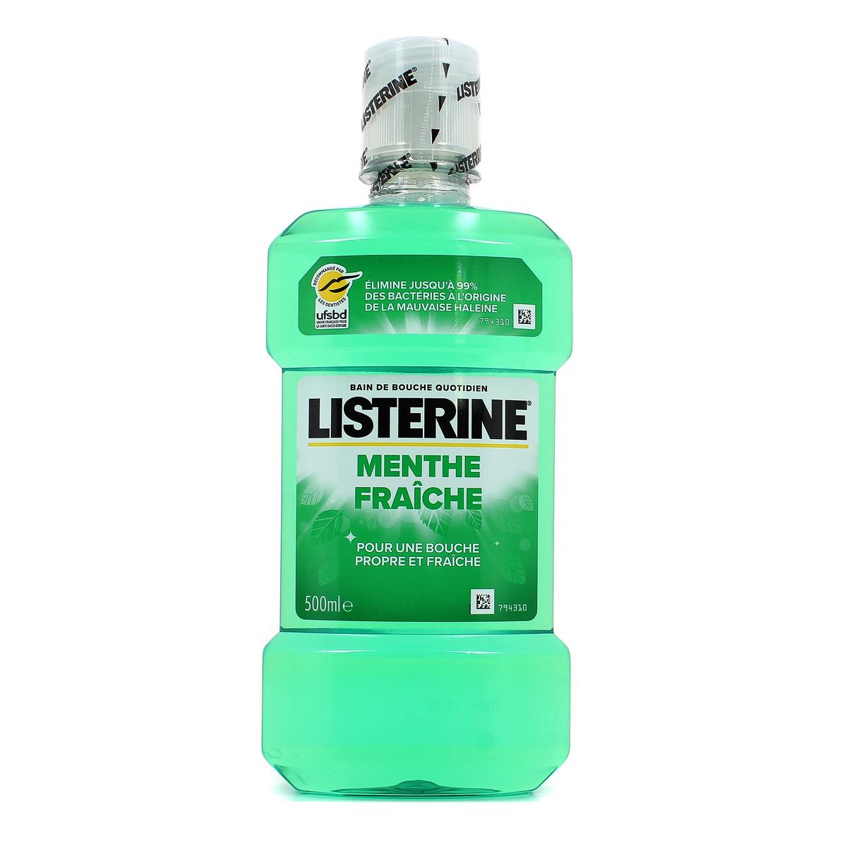 3574661811413 - Listerine - Bain de Bouche Menthe Fraîche