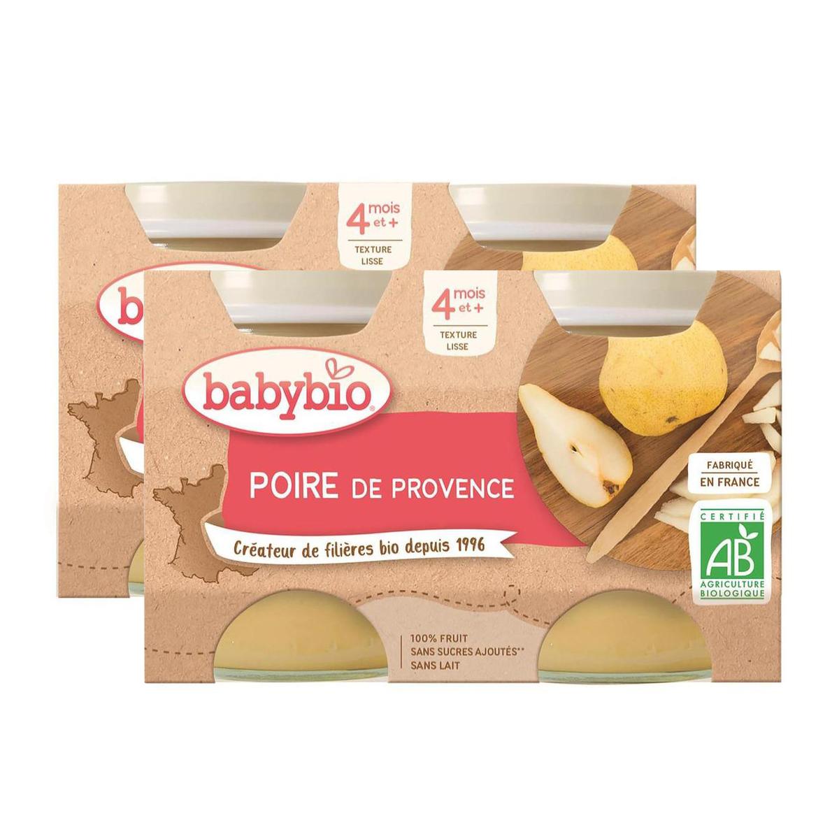 2050000312113 - Babybio - Poire Williams Bio Pot Bébé Dès 4 mois