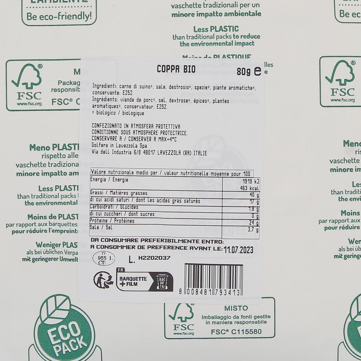 8008481793413 - Le Biodelizie Di Golfera - Coppa Sans Gluten, Bio