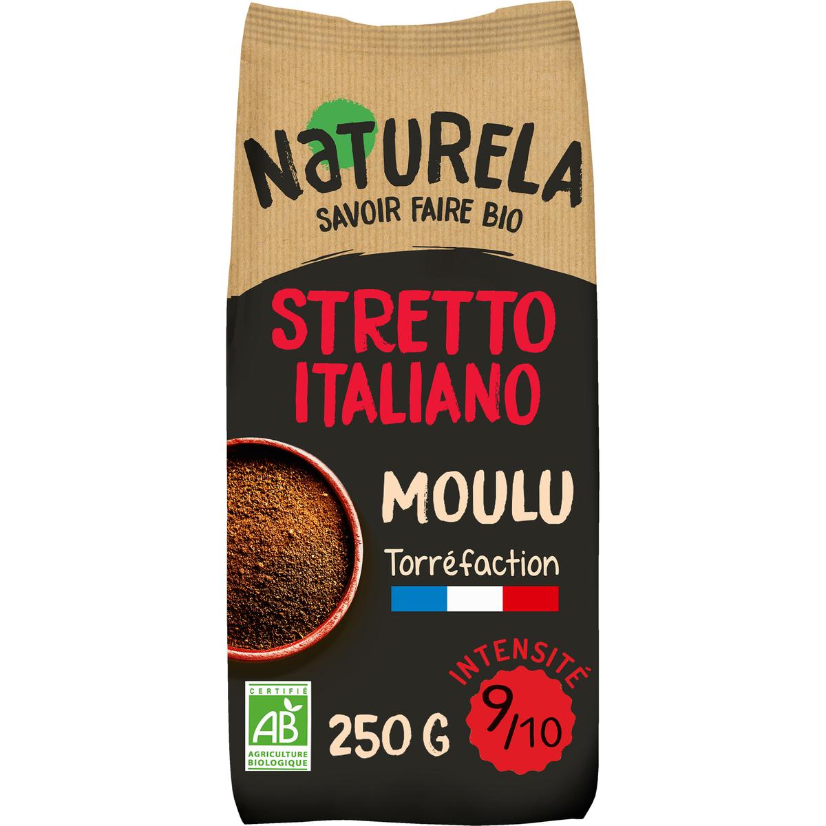 3700112056113 - Naturela - Café Moulu Stretto Italiano Bio
