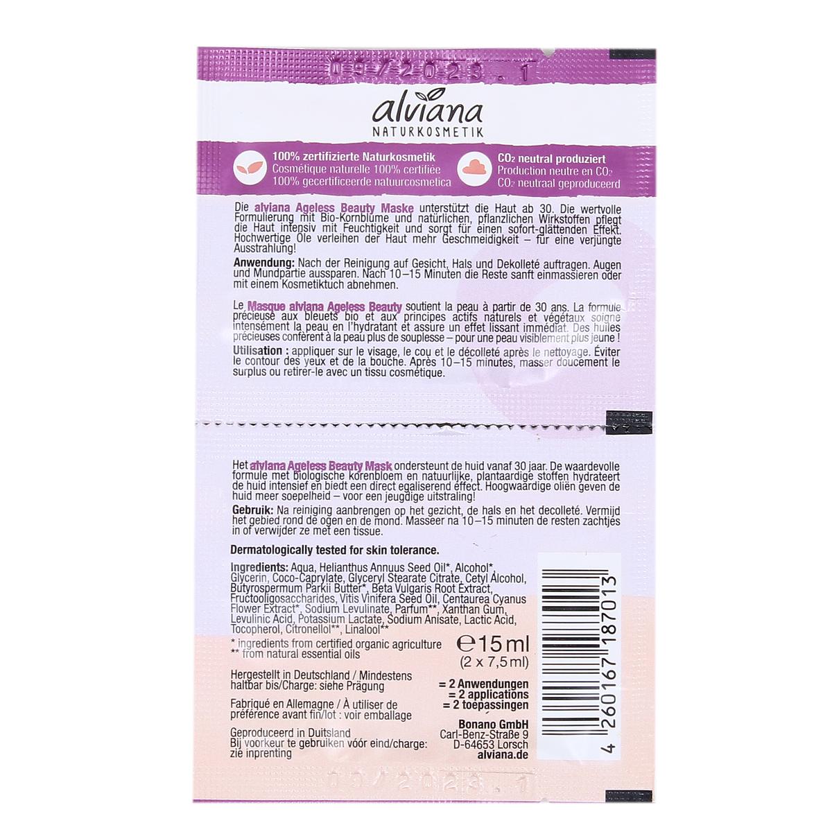 4260167187013 - Alviana - Masque Ageless Beauty 