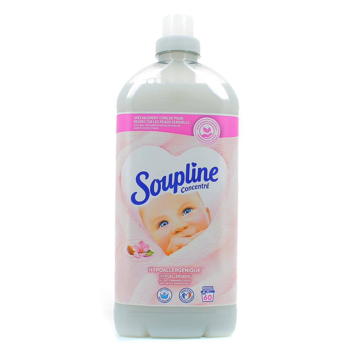 Achat / Vente Soupline Adoucissant Hypoallergenique 60 lavages, 1,3L
