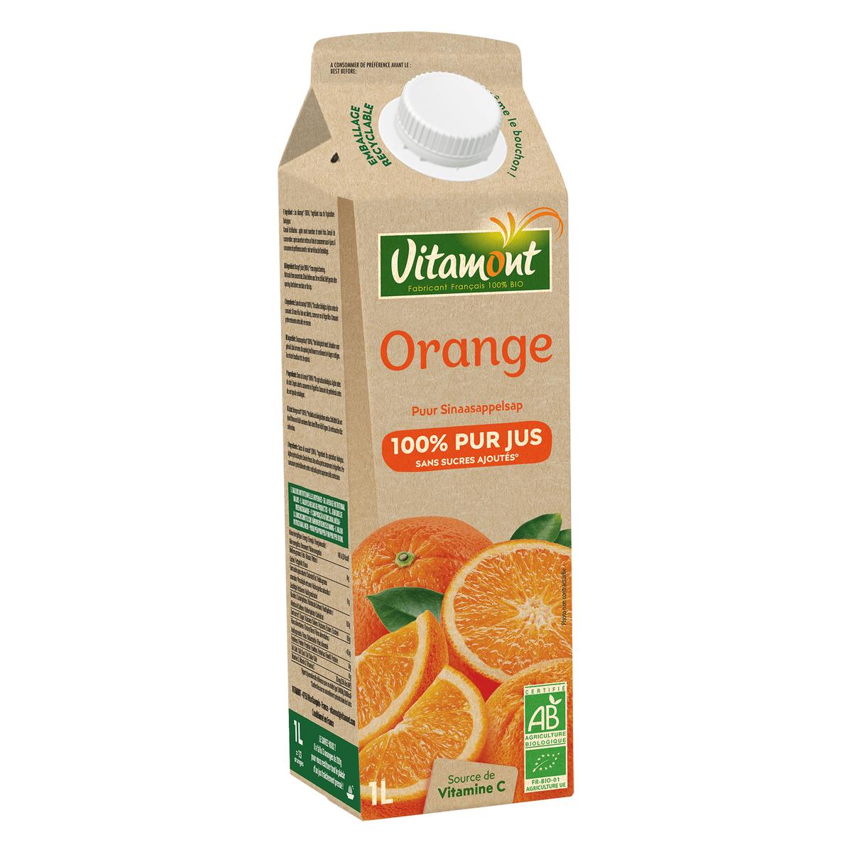3289196260314 - Vitamont - Pur jus d'orange bio