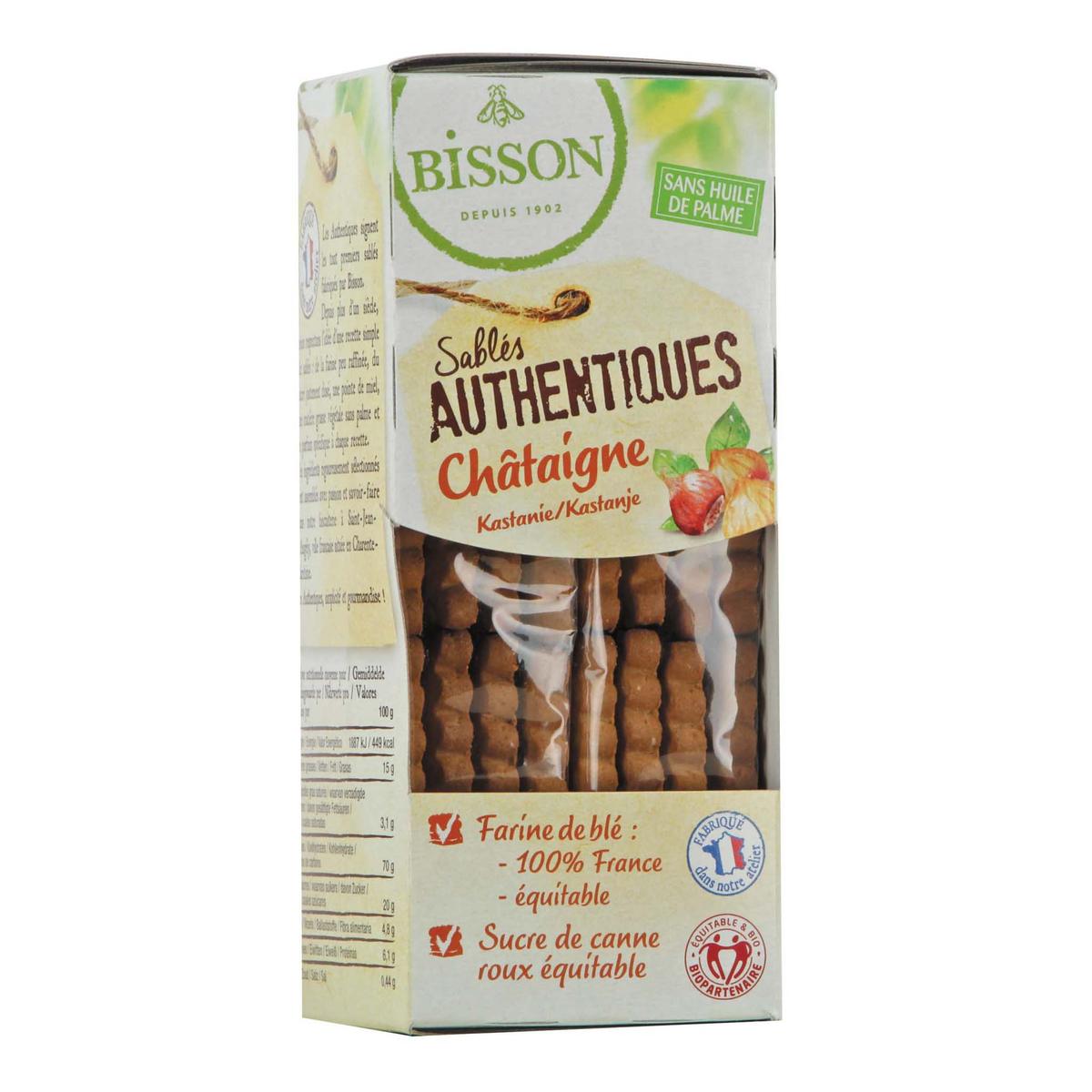 3760005021314 - Bisson - Biscuits sablés Châtaigne, Bio