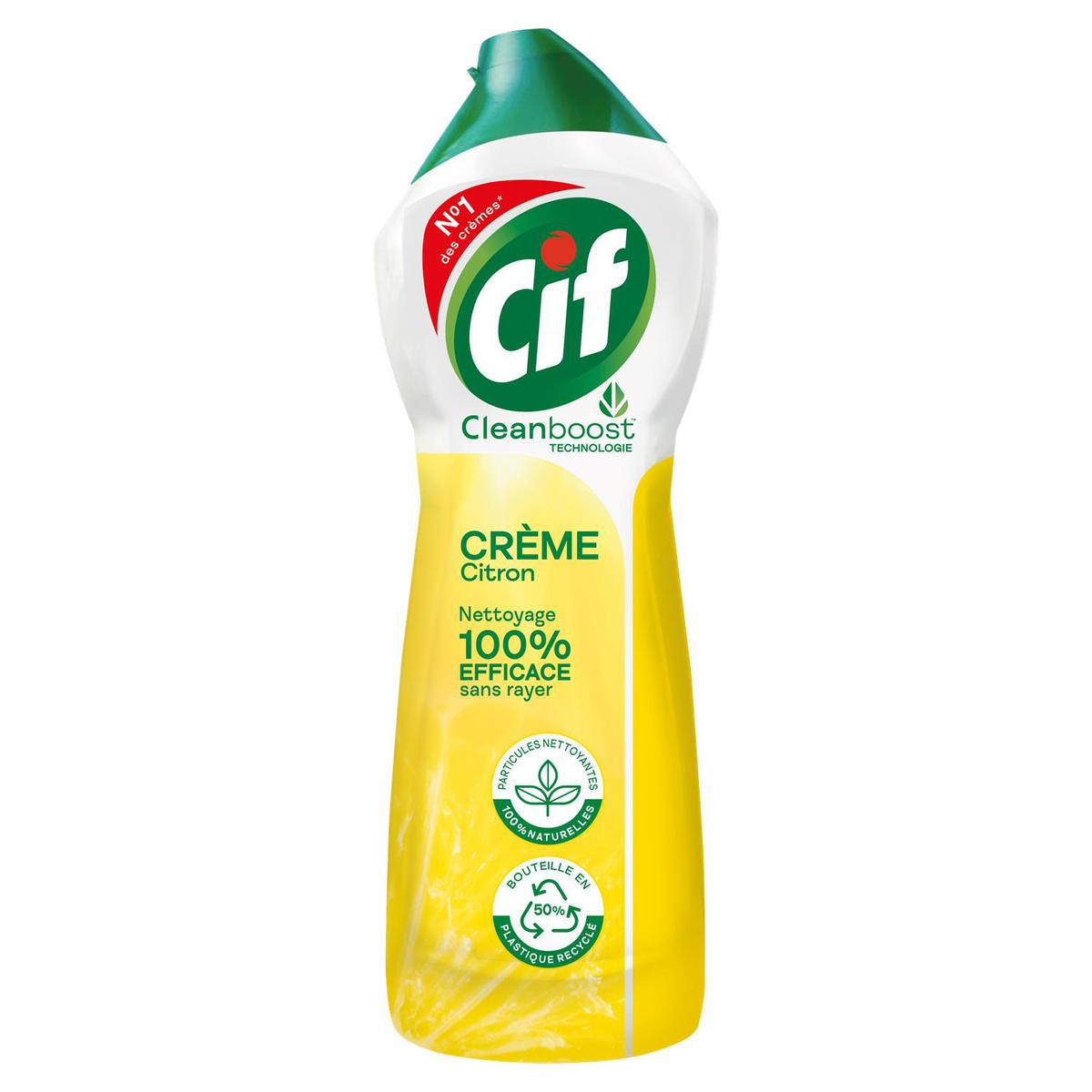 CIF Crème à récurer Citron - 8 x 750ML