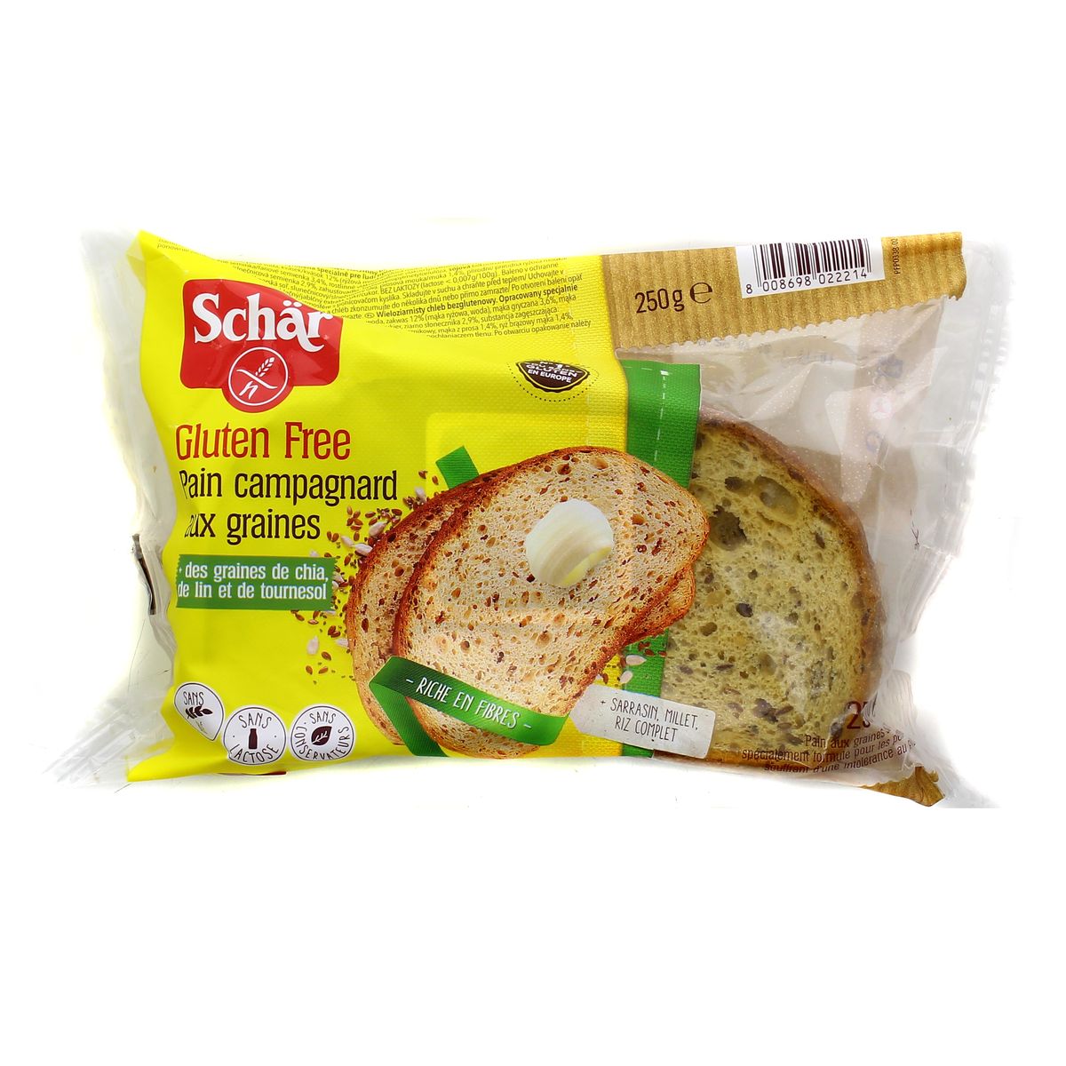 Schar mix pain sans gluten - sans lactose 1 kg CHOCKIES