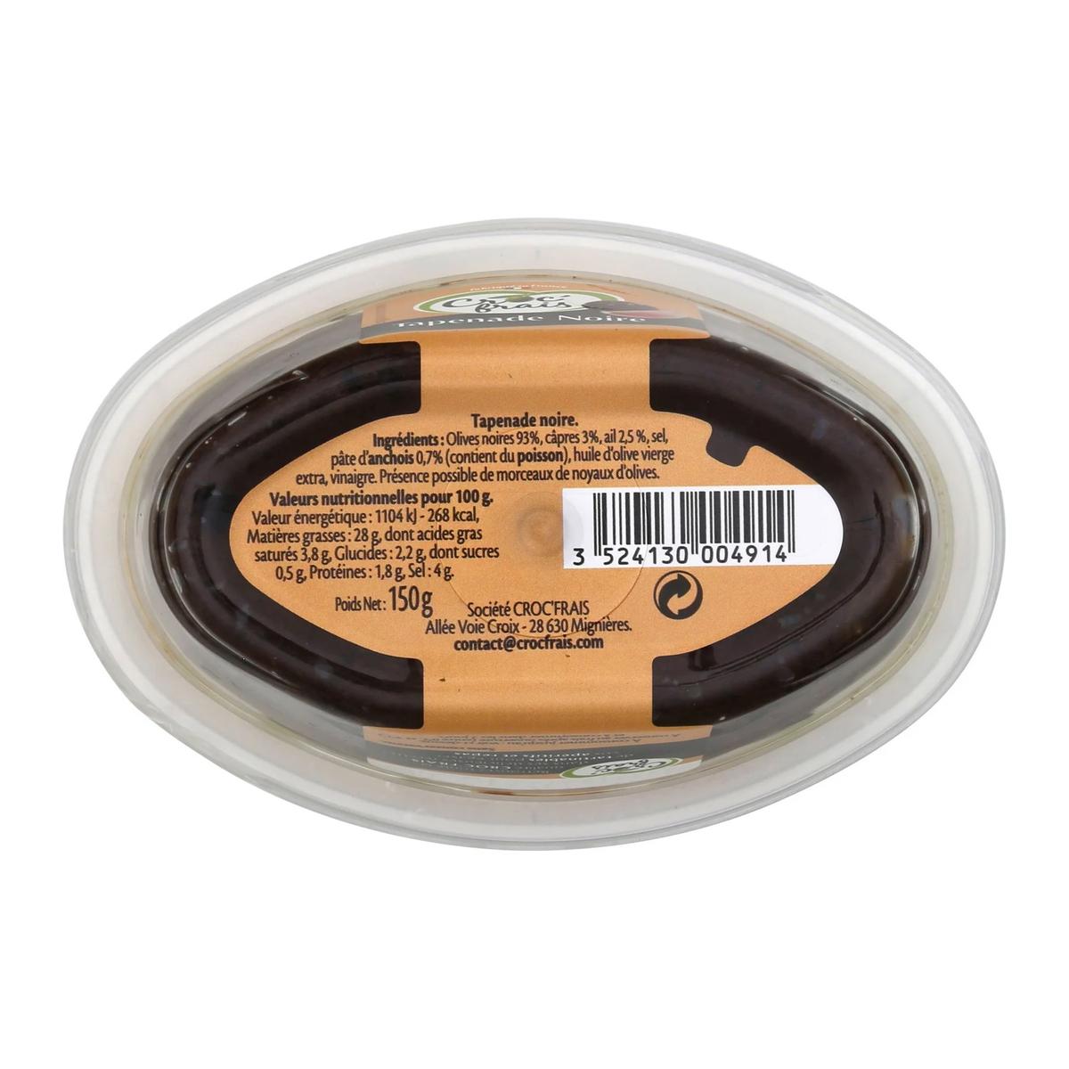 3524130004914 - Croc'Frais - Tapenade Noire