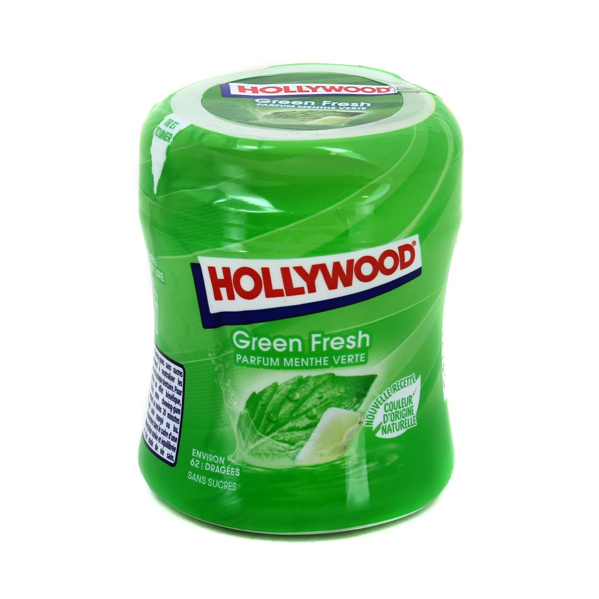 Chewing gum Hollywood GreenFresh - Boîte de 60 dragées