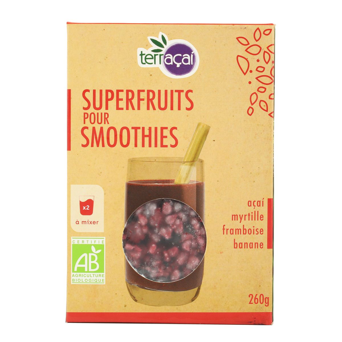 3770009487214 - Terraçai - Superfruits bio pour smoothies
