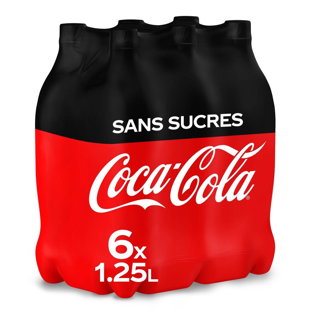 Livraison à domicile Coca-Cola Sans sucres, 6x1.25L