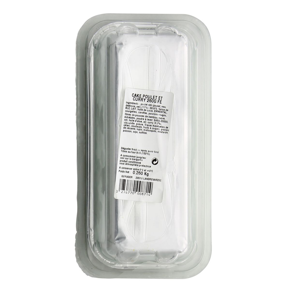 3276770008714 - Guyader - Cake au poulet au curry