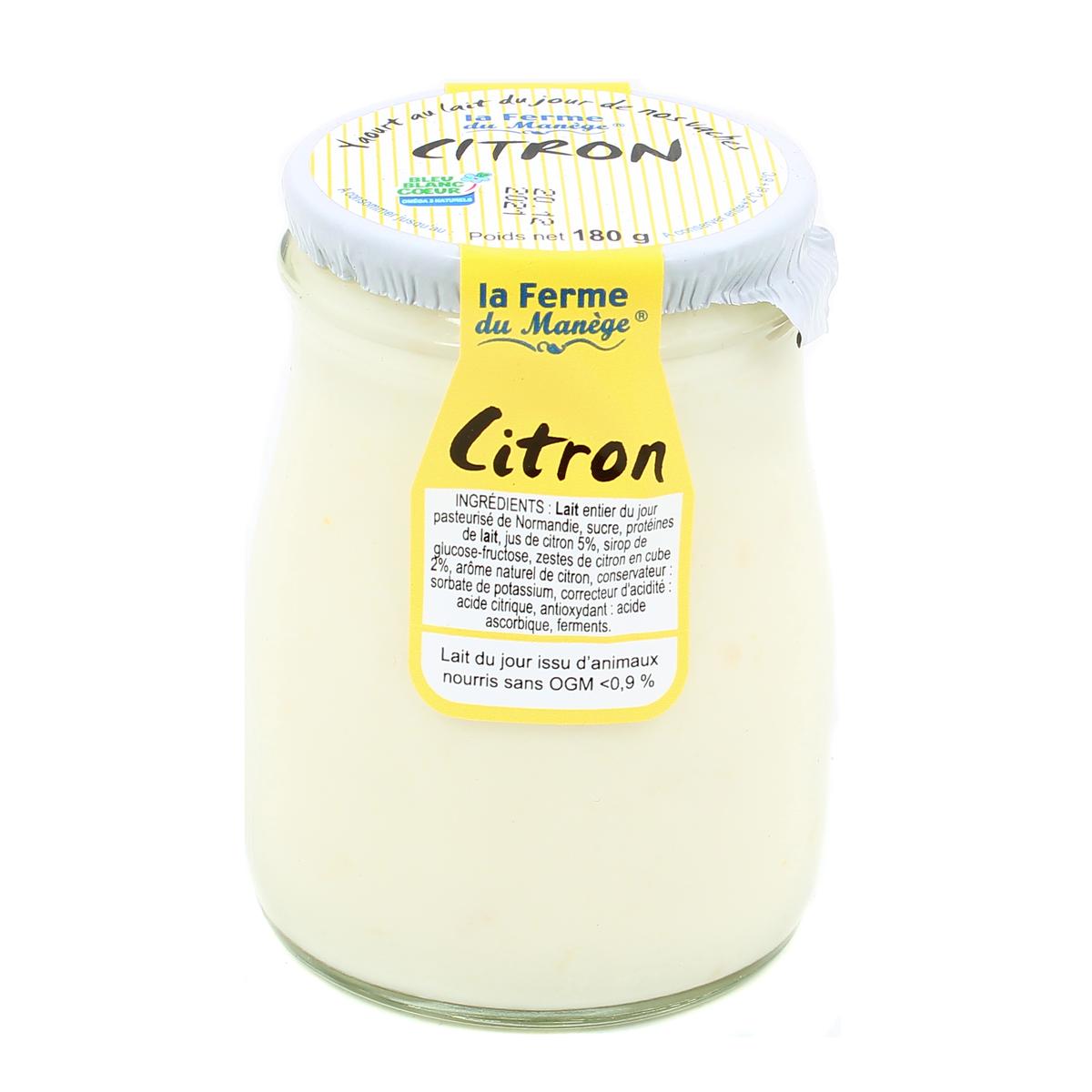 Yaourt brassé citron au lait de brebis — Yaourts