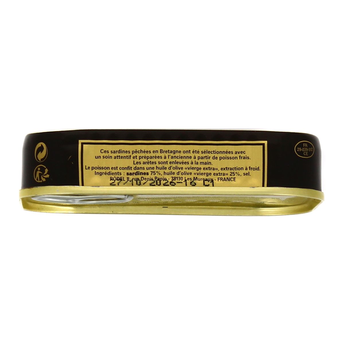 3022655100215 - Rödel - Sardines Millésimées Sans Arêtes à l'Huile d'Olive