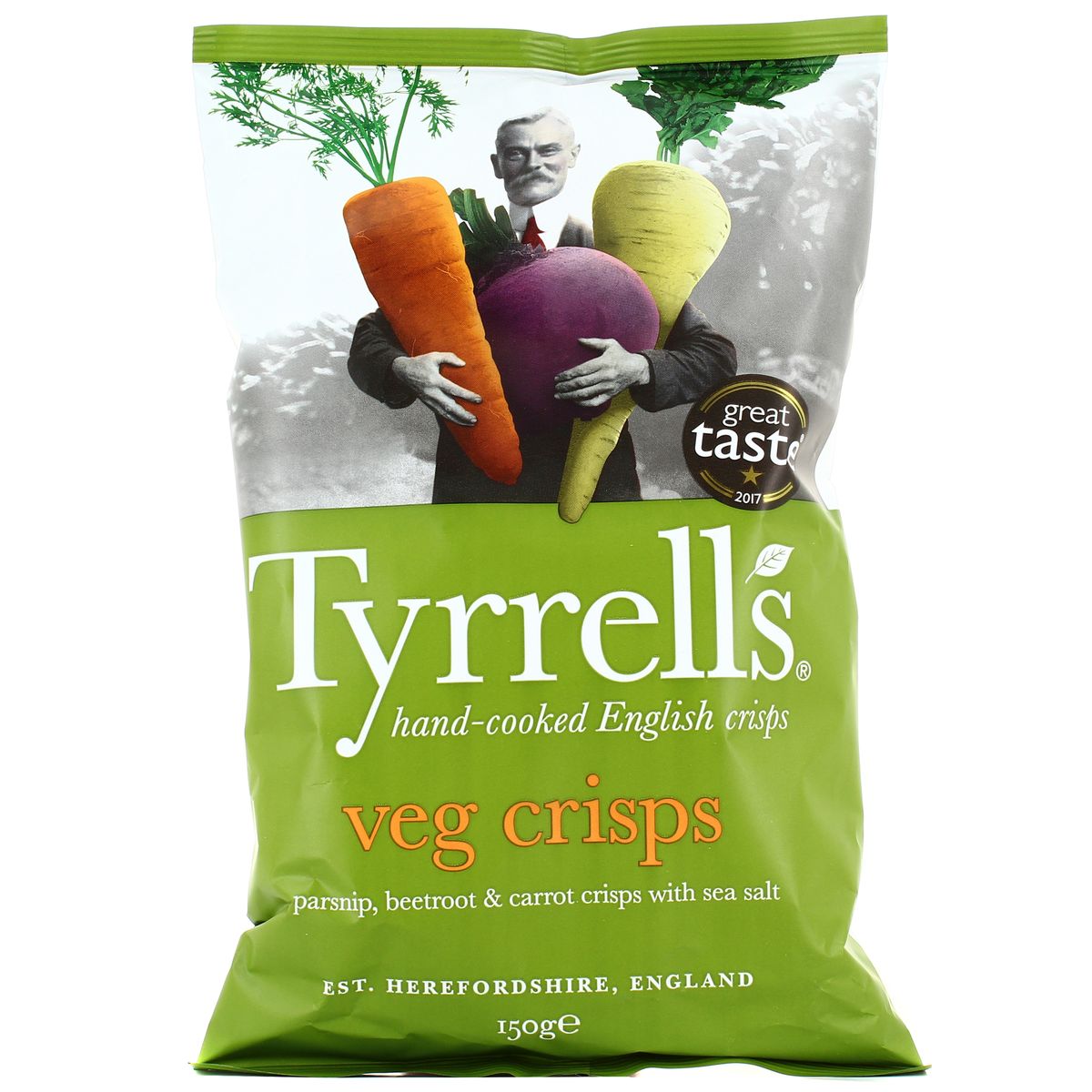 Tyrrell's Chips de légumes, 150g : houra.fr