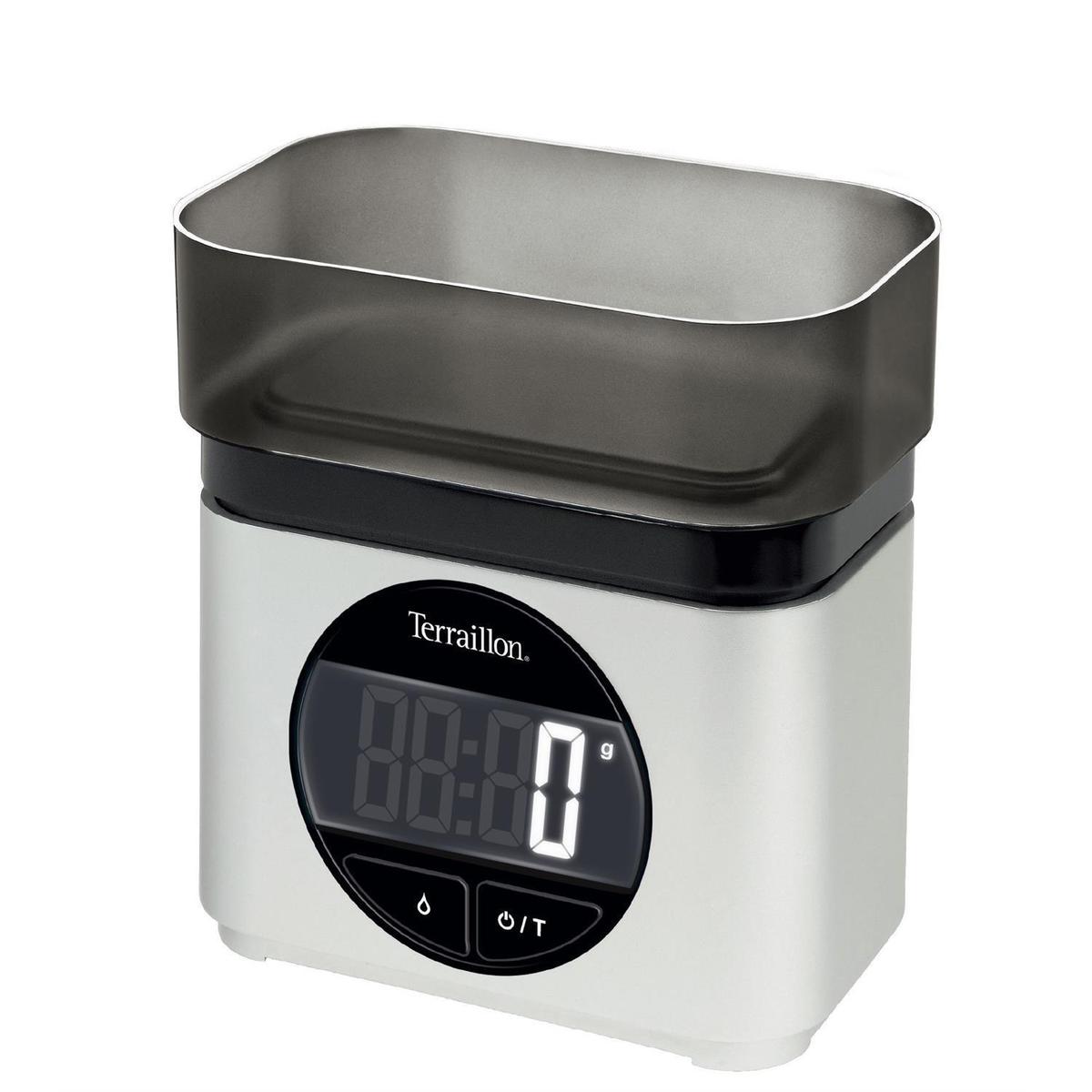 3094570151115 - Terraillon - Balance Culinaire Electronique BA22 mythique silver 15111