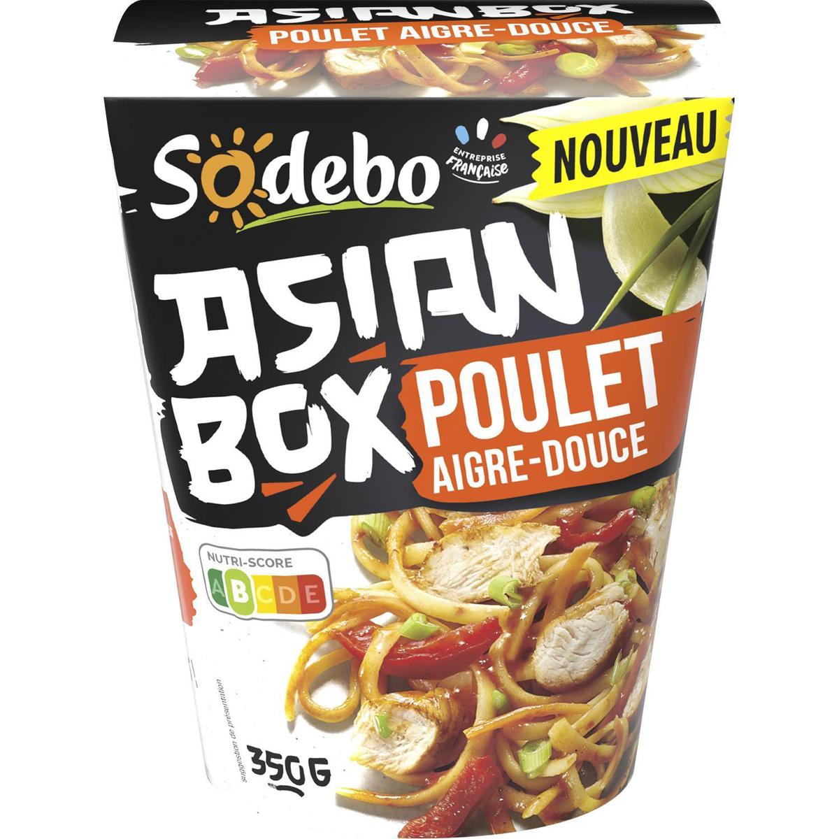 3242271001615 - Sodebo - Asian Box Poulet Aigre Doux
