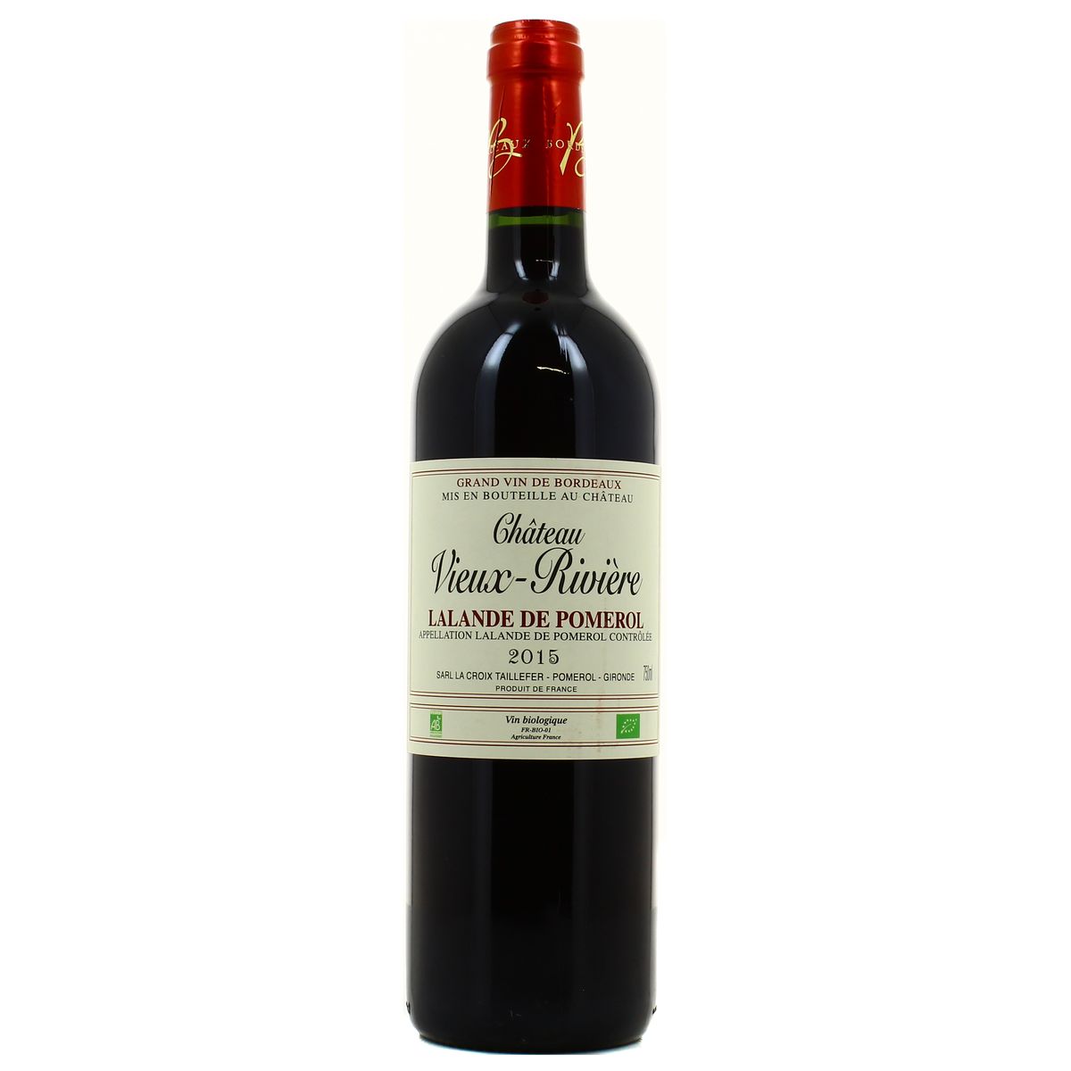 3496631334015 - Lalande de Pomerol AOP - Ch Vieux Rivière Bio