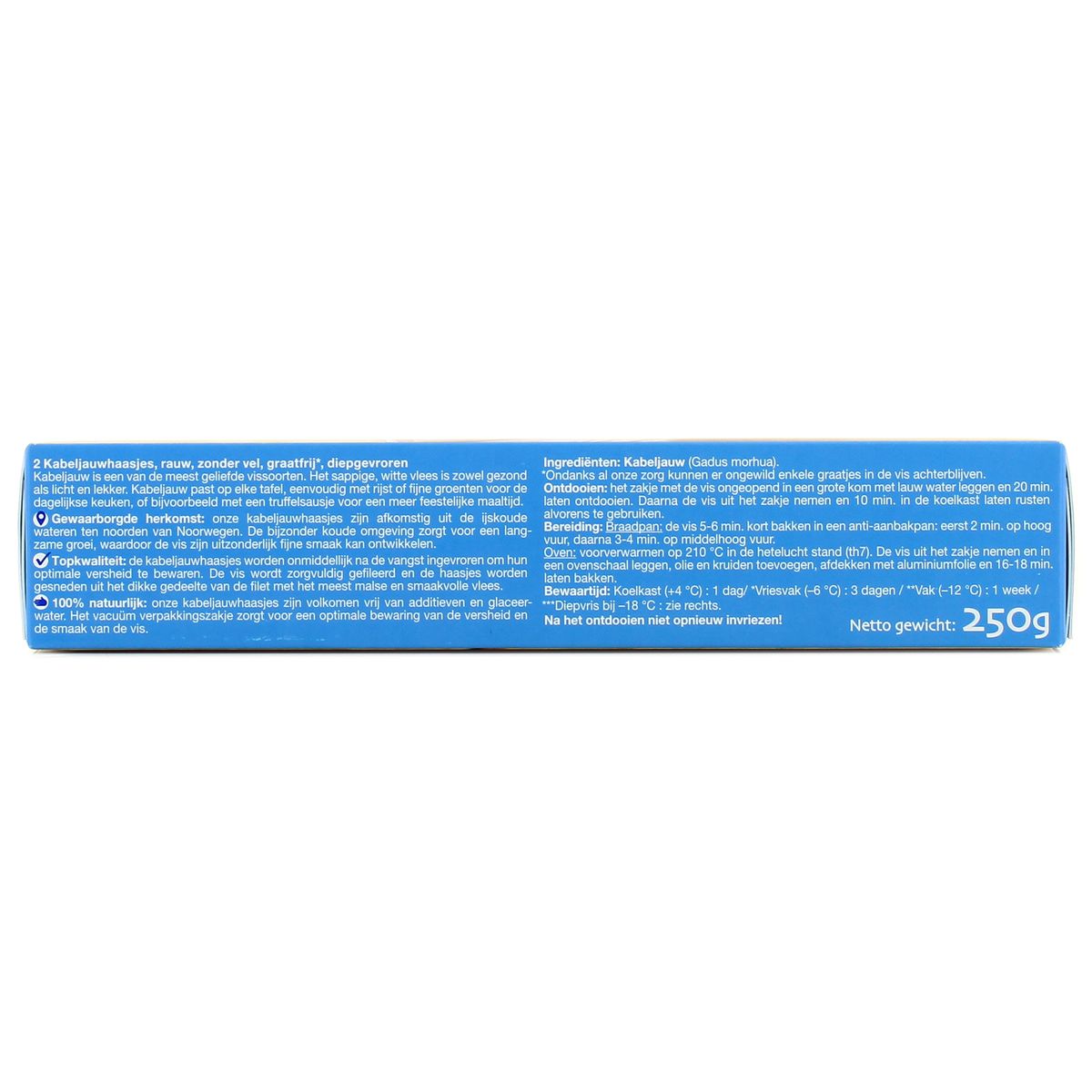 3261080776415 - Escal - 2 Dos entiers de Cabillaud Sauvage du Grand Nord MSC 2x125g