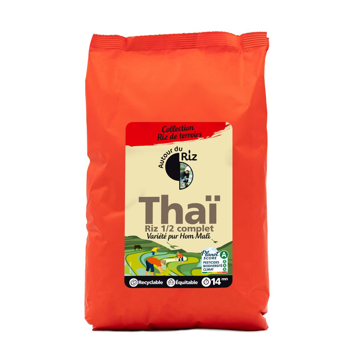 3760103147015 - Autour Du Riz - Riz thaï 1/2 complet Bio